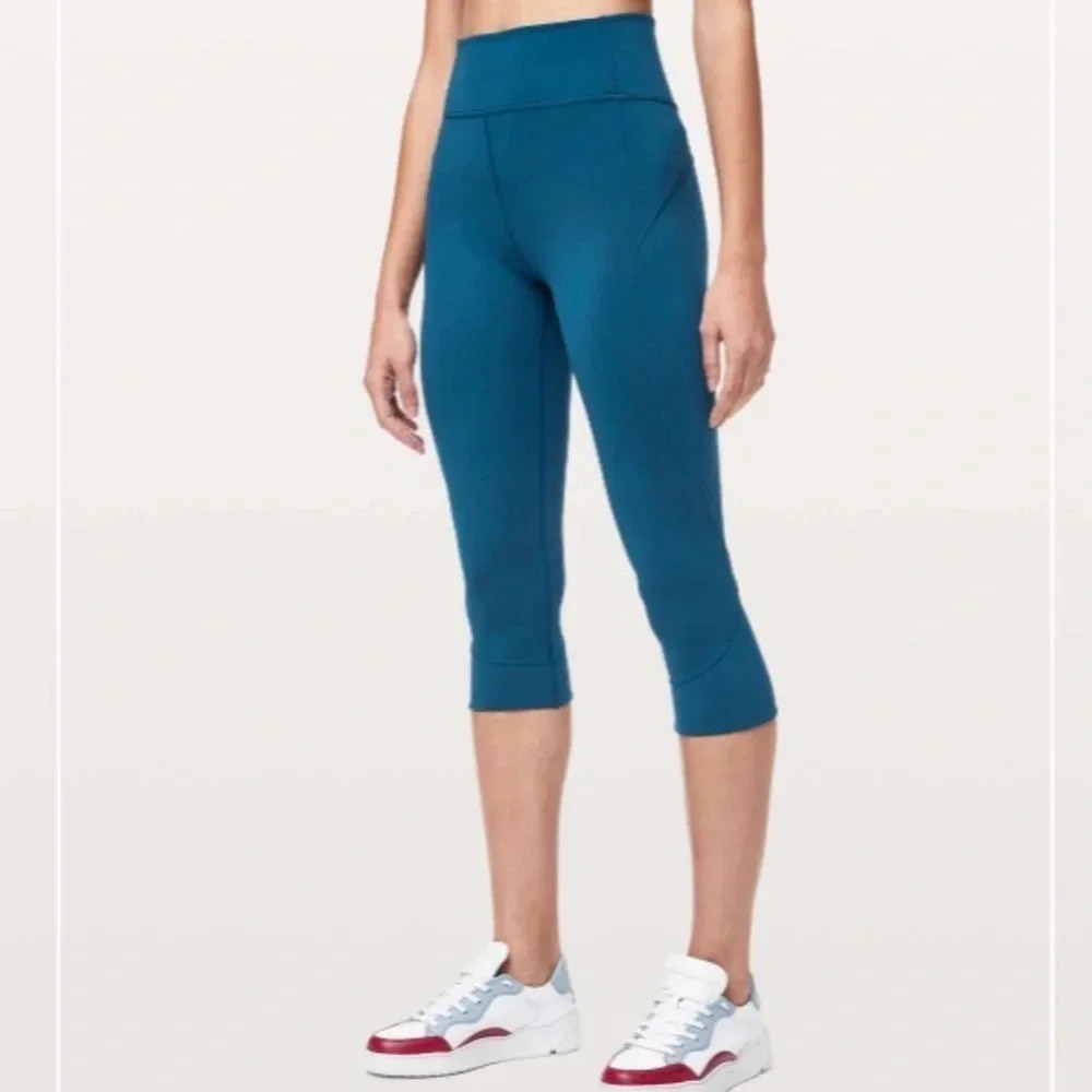 Lululemon Leggings Women’s 2 In Movement Crop Everlux “19 - Picture 2 of 11
